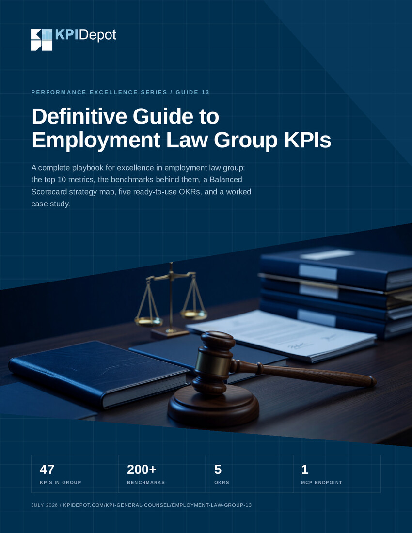 Definitive Guide to Employment Law Group KPIs cover