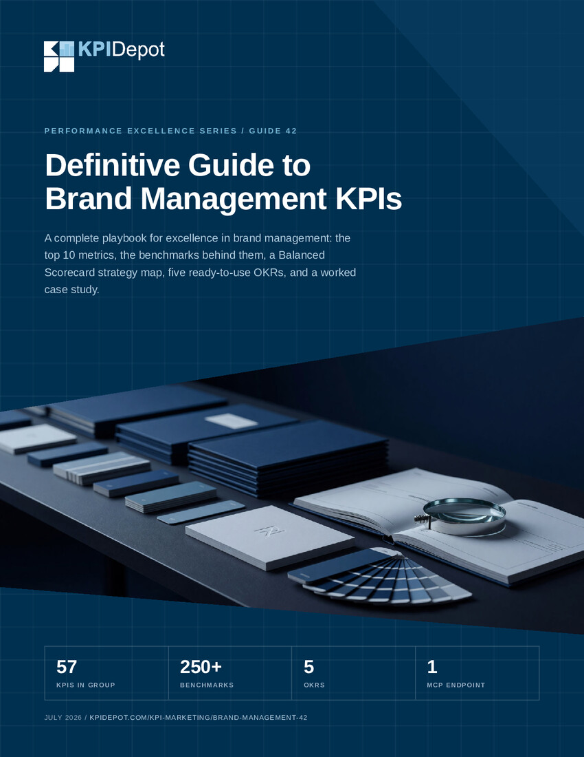 Definitive Guide to Brand Management KPIs cover