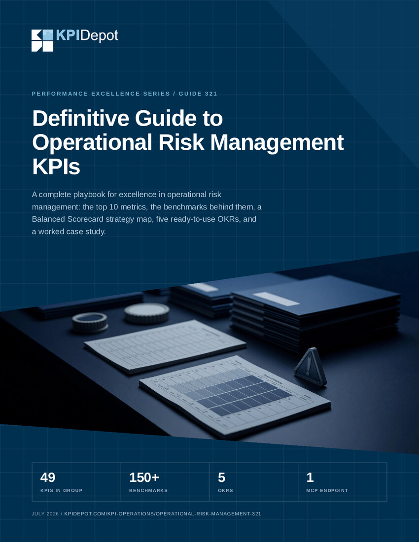 Definitive Guide to Operational Risk Management KPIs cover