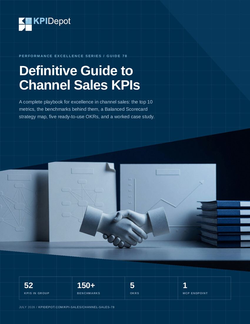Definitive Guide to Channel Sales KPIs cover