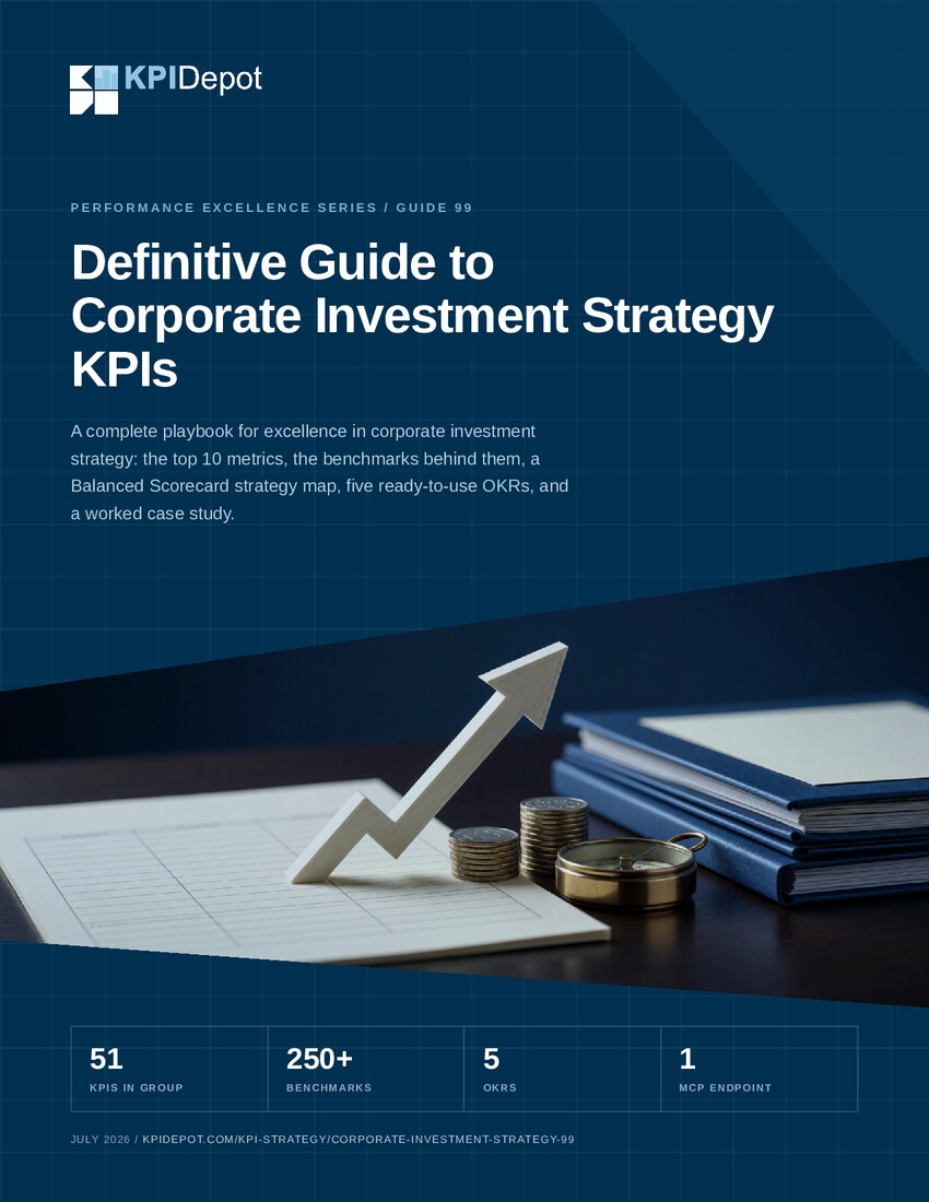 Definitive Guide to Corporate Investment Strategy KPIs cover