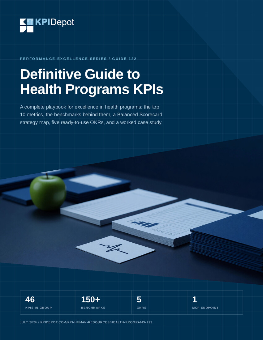 Definitive Guide to Health Programs KPIs cover