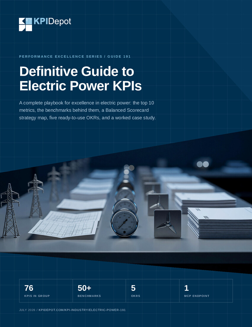 Definitive Guide to Electric Power KPIs cover