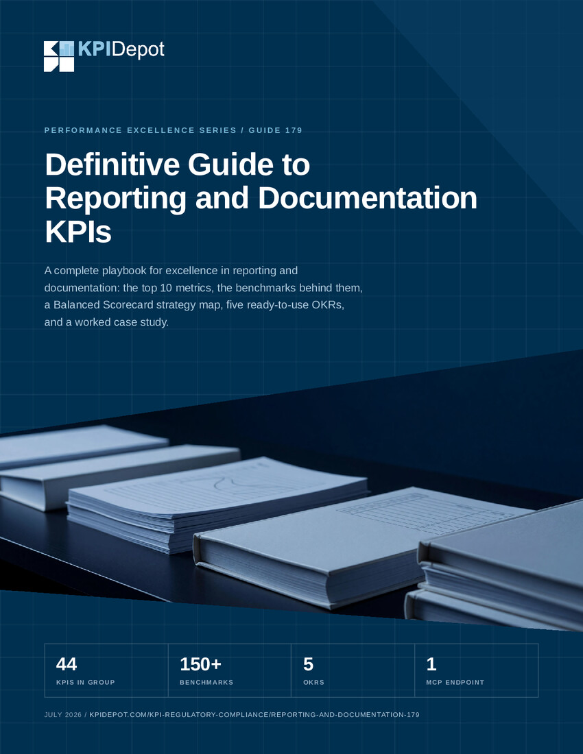 Definitive Guide to Reporting and Documentation KPIs cover