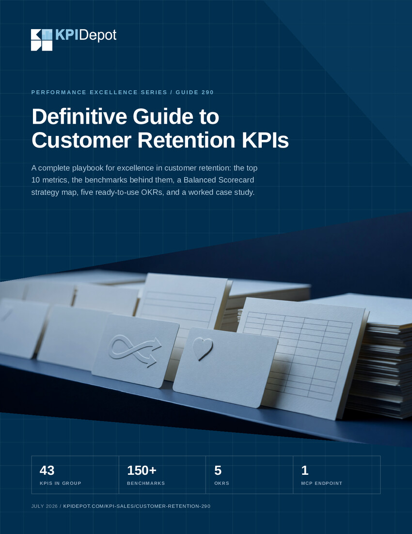 Definitive Guide to Customer Retention KPIs cover