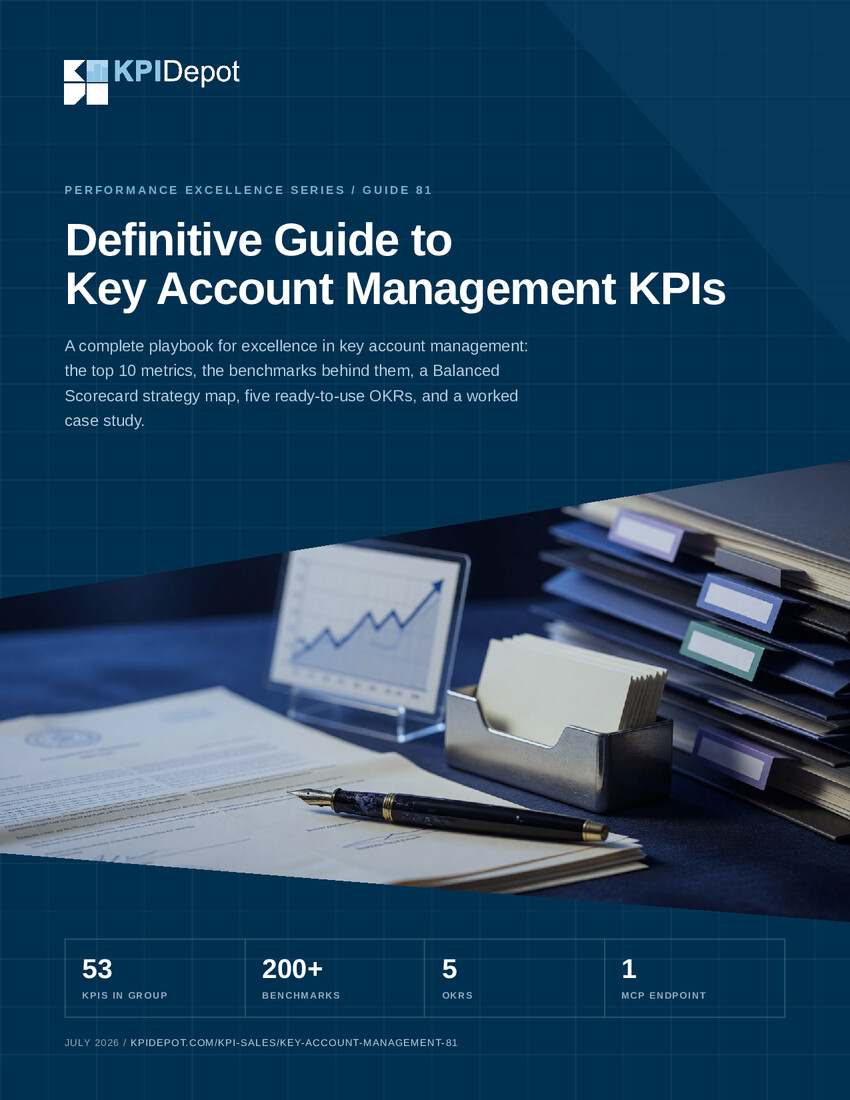 Definitive Guide to Key Account Management KPIs cover