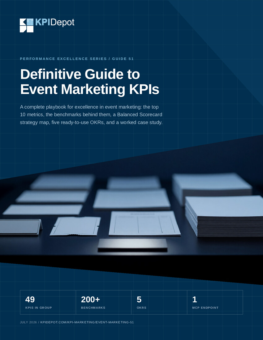 Definitive Guide to Event Marketing KPIs cover