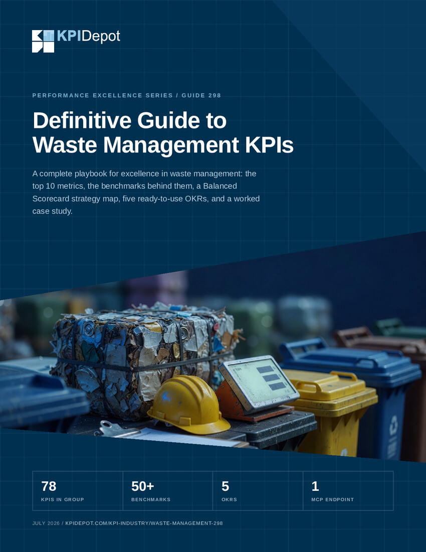 Definitive Guide to Waste Management KPIs cover