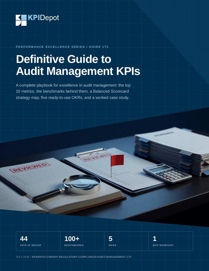 Definitive Guide to Audit Management KPIs cover