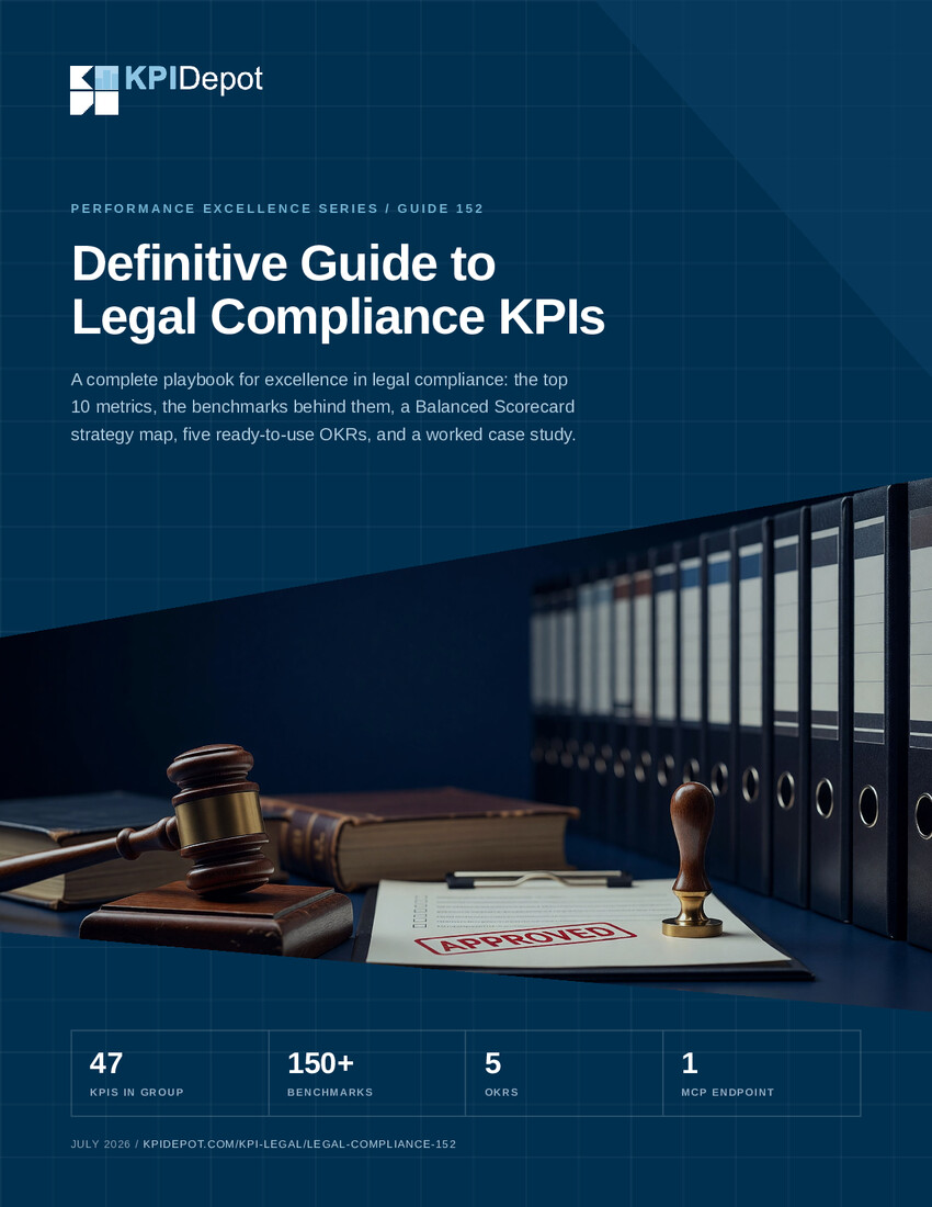 Definitive Guide to Legal Compliance KPIs cover