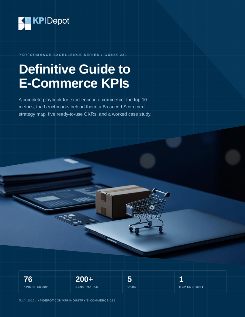 Definitive Guide to E-Commerce KPIs cover