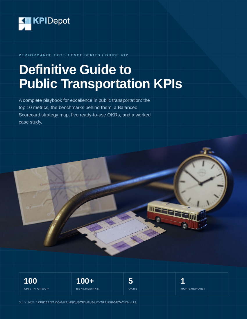 Definitive Guide to Public Transportation KPIs cover