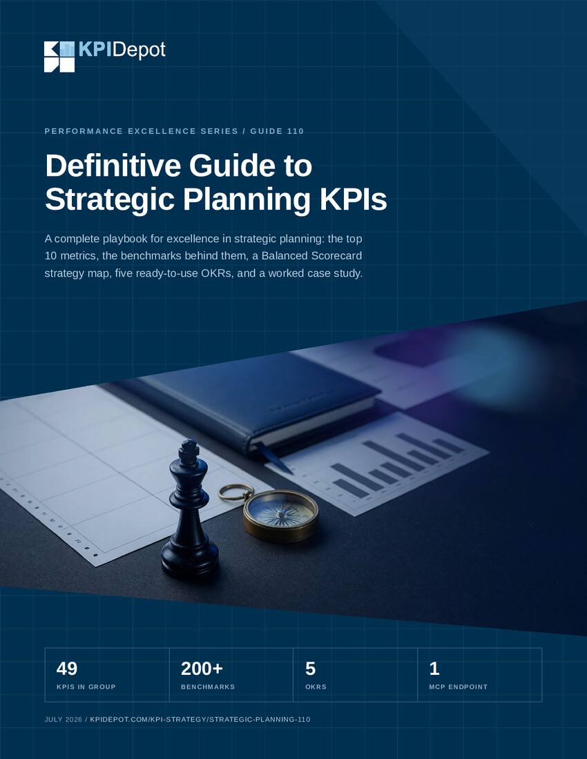 Definitive Guide to Strategic Planning KPIs cover