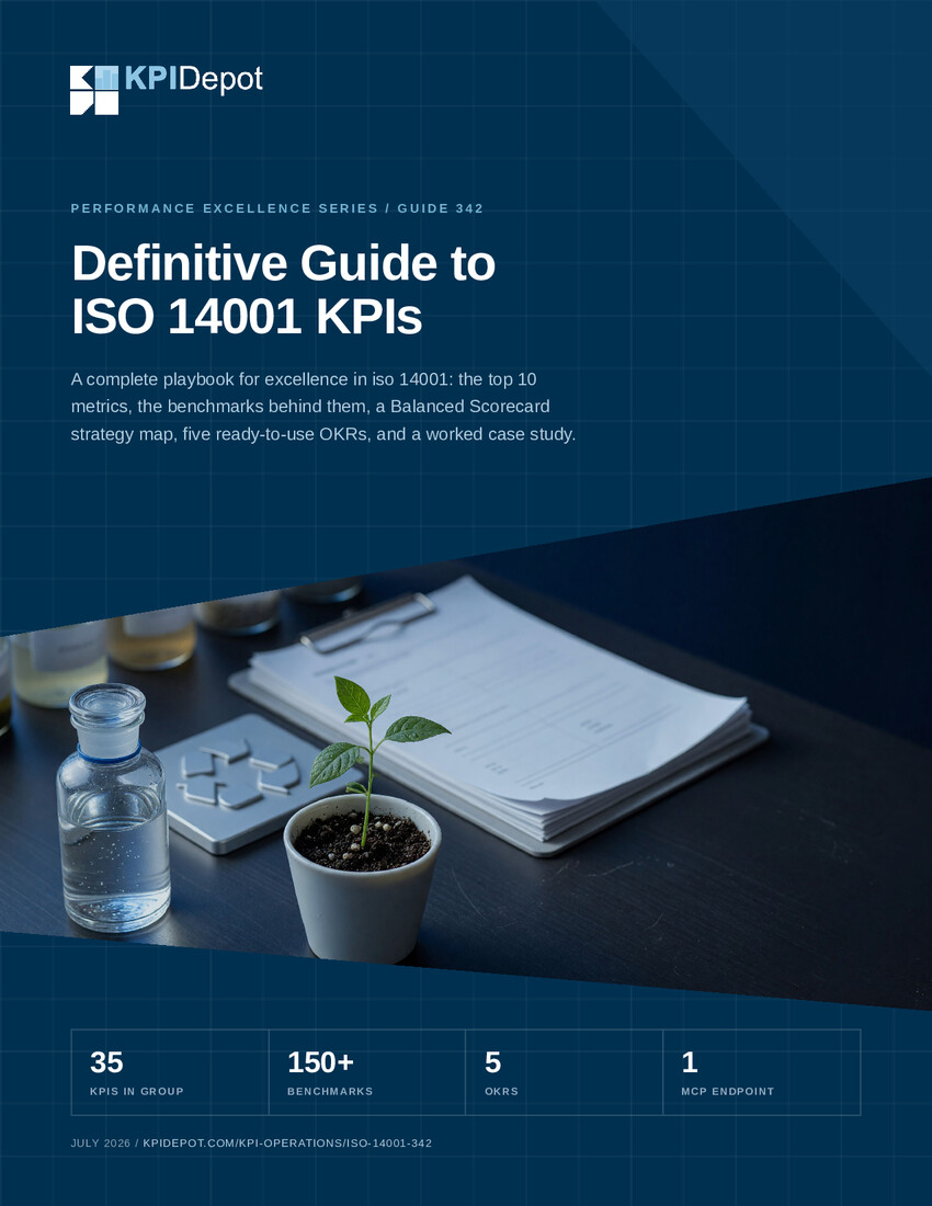 Definitive Guide to ISO 14001 KPIs cover