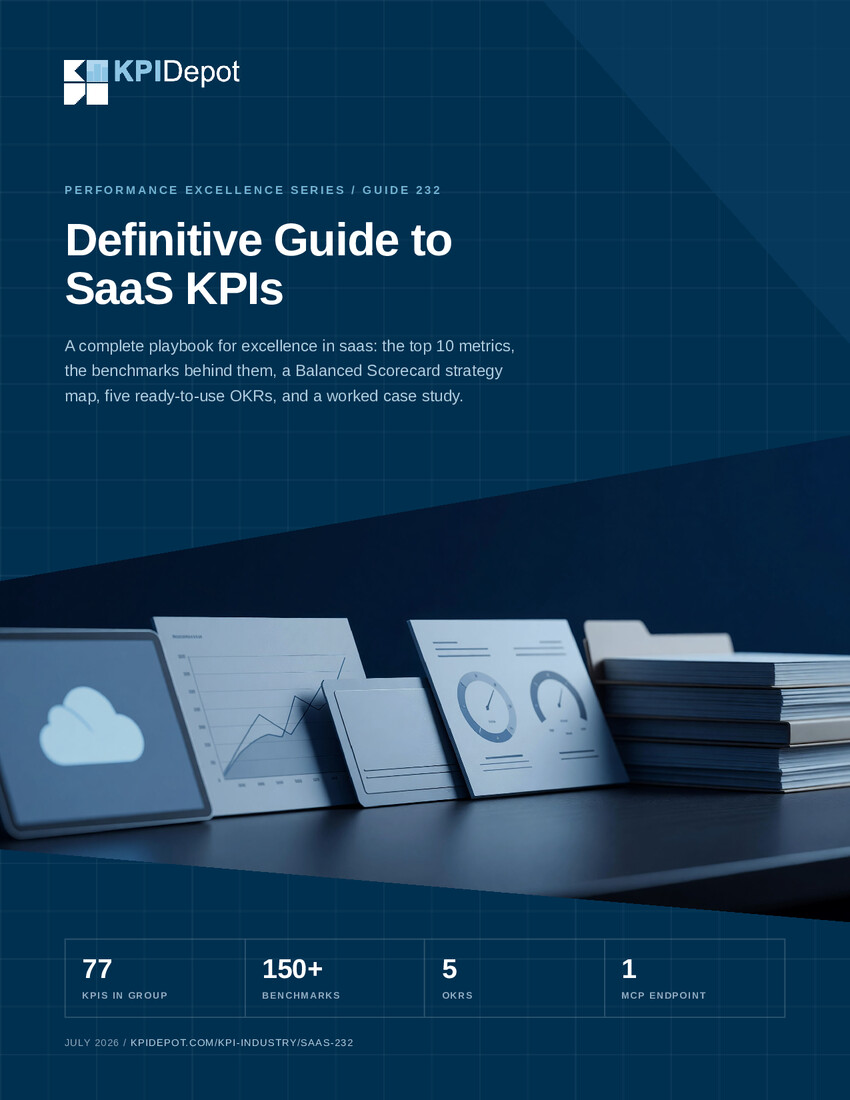 Definitive Guide to SaaS KPIs cover