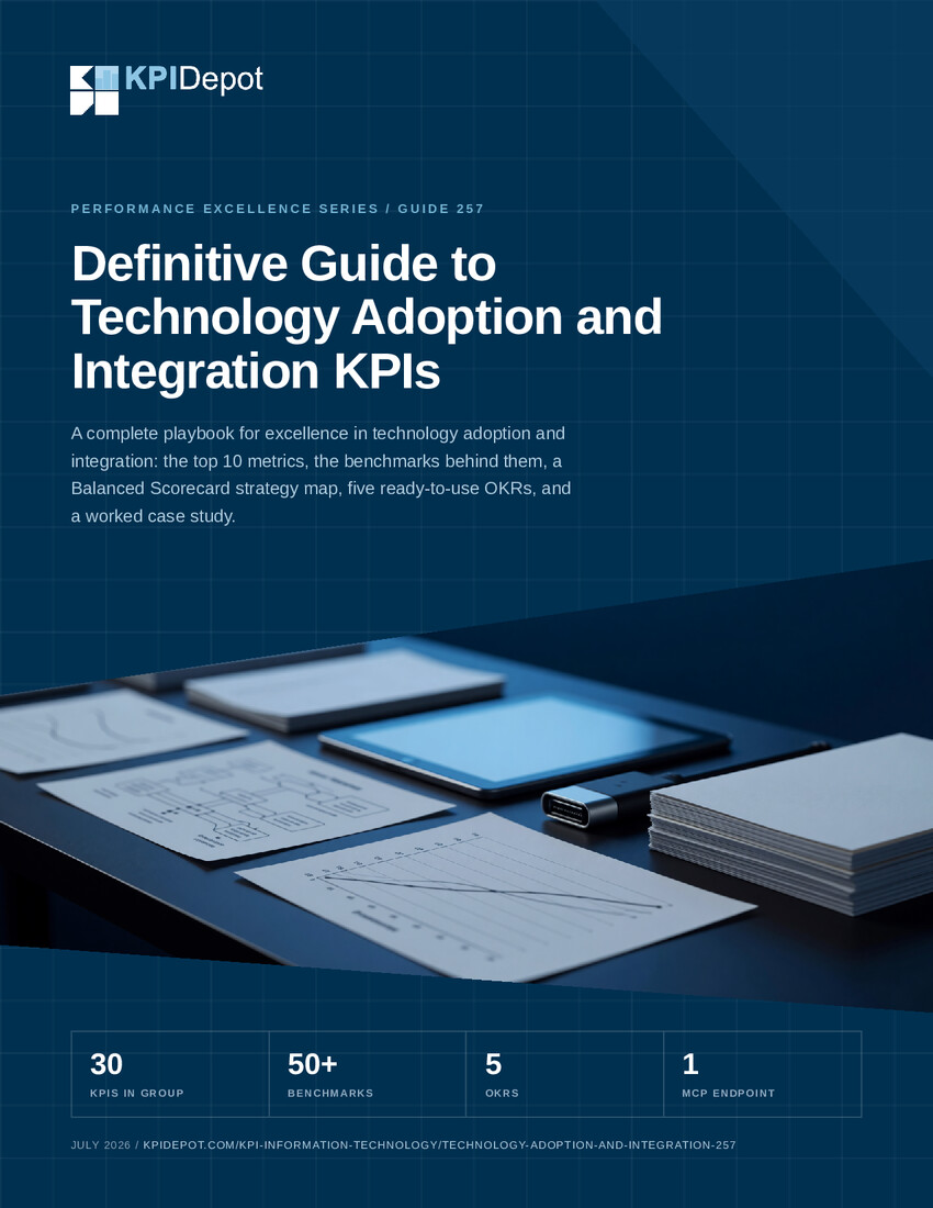 Definitive Guide to Technology Adoption and Integration KPIs cover