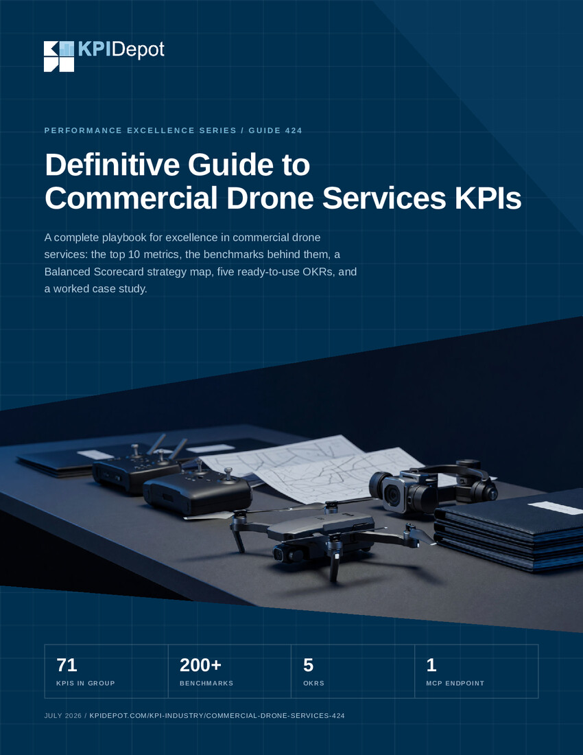 Definitive Guide to Commercial Drone Services KPIs cover
