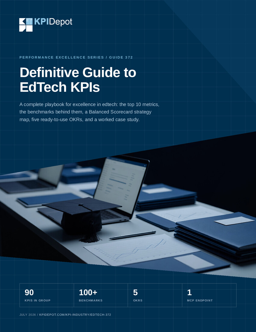 Definitive Guide to EdTech KPIs cover