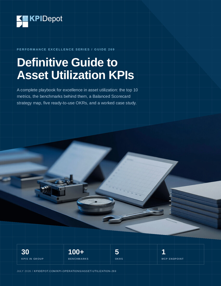 Definitive Guide to Asset Utilization KPIs cover