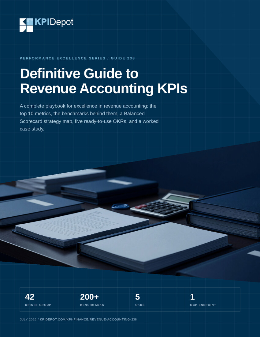 Definitive Guide to Revenue Accounting KPIs cover
