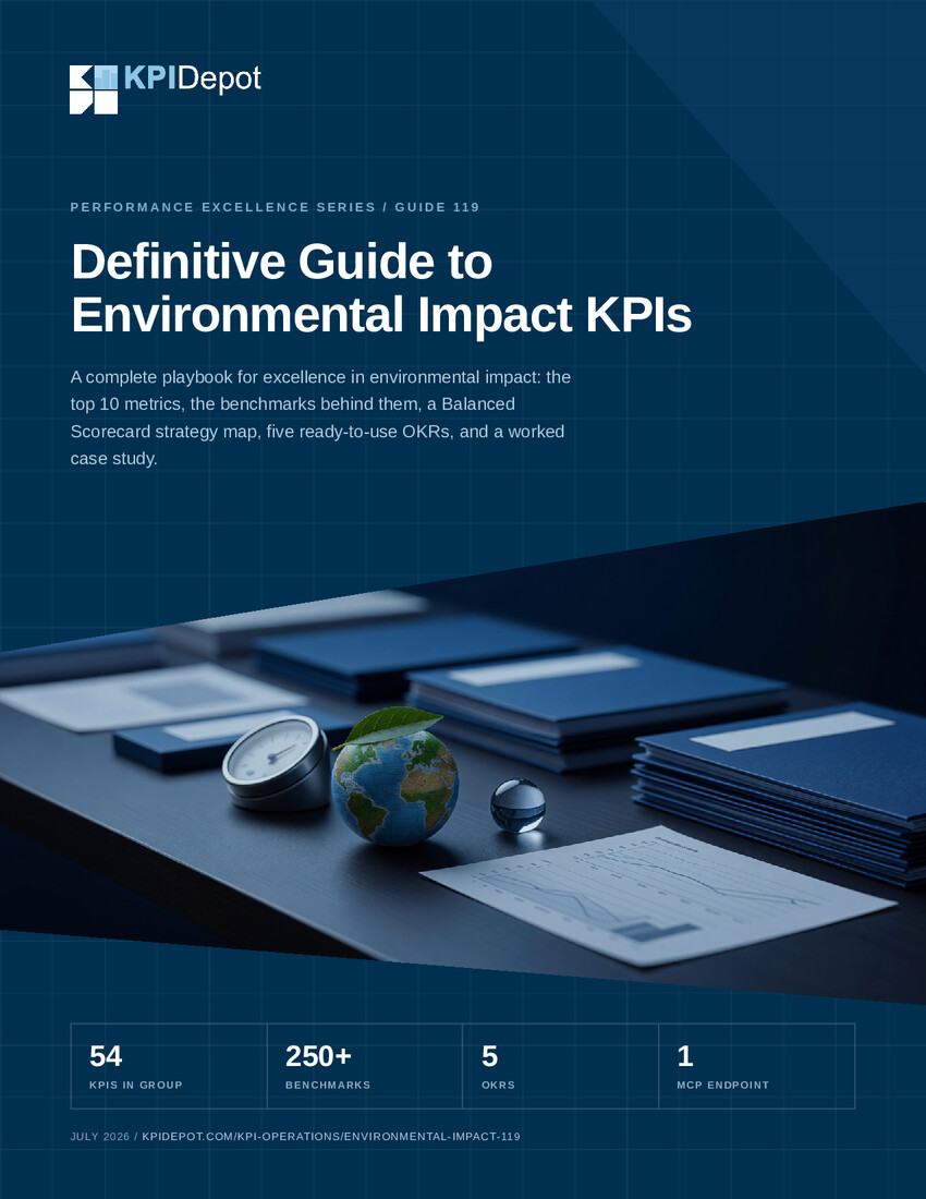 Definitive Guide to Environmental Impact KPIs cover