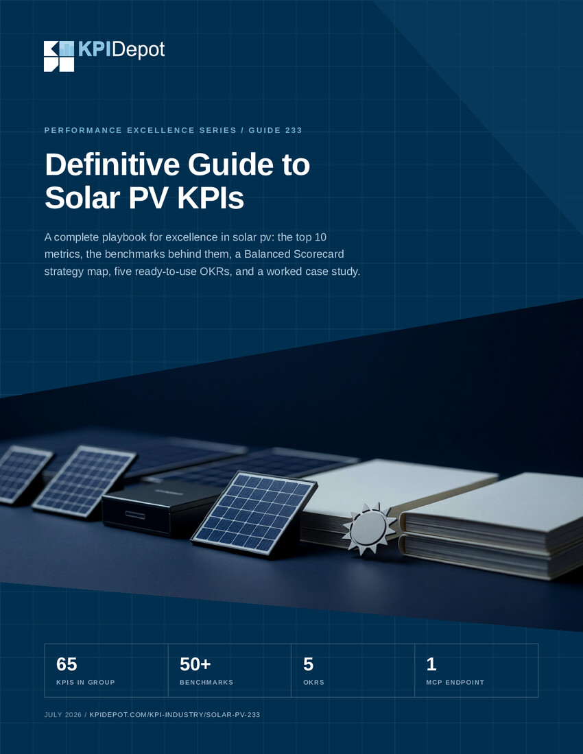 Definitive Guide to Solar PV KPIs cover