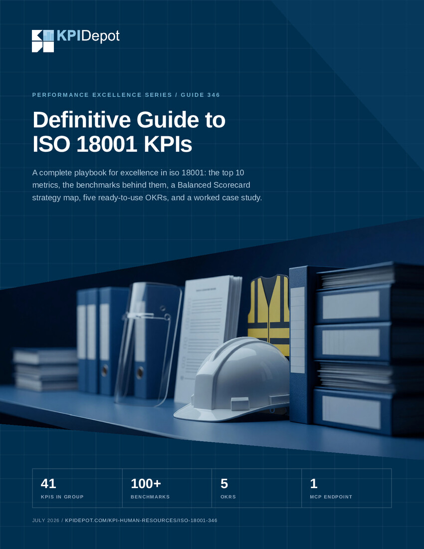 Definitive Guide to ISO 18001 KPIs cover