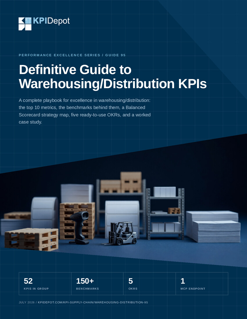 Definitive Guide to Warehousing/Distribution KPIs cover