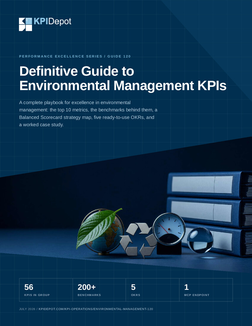 Definitive Guide to Environmental Management KPIs cover
