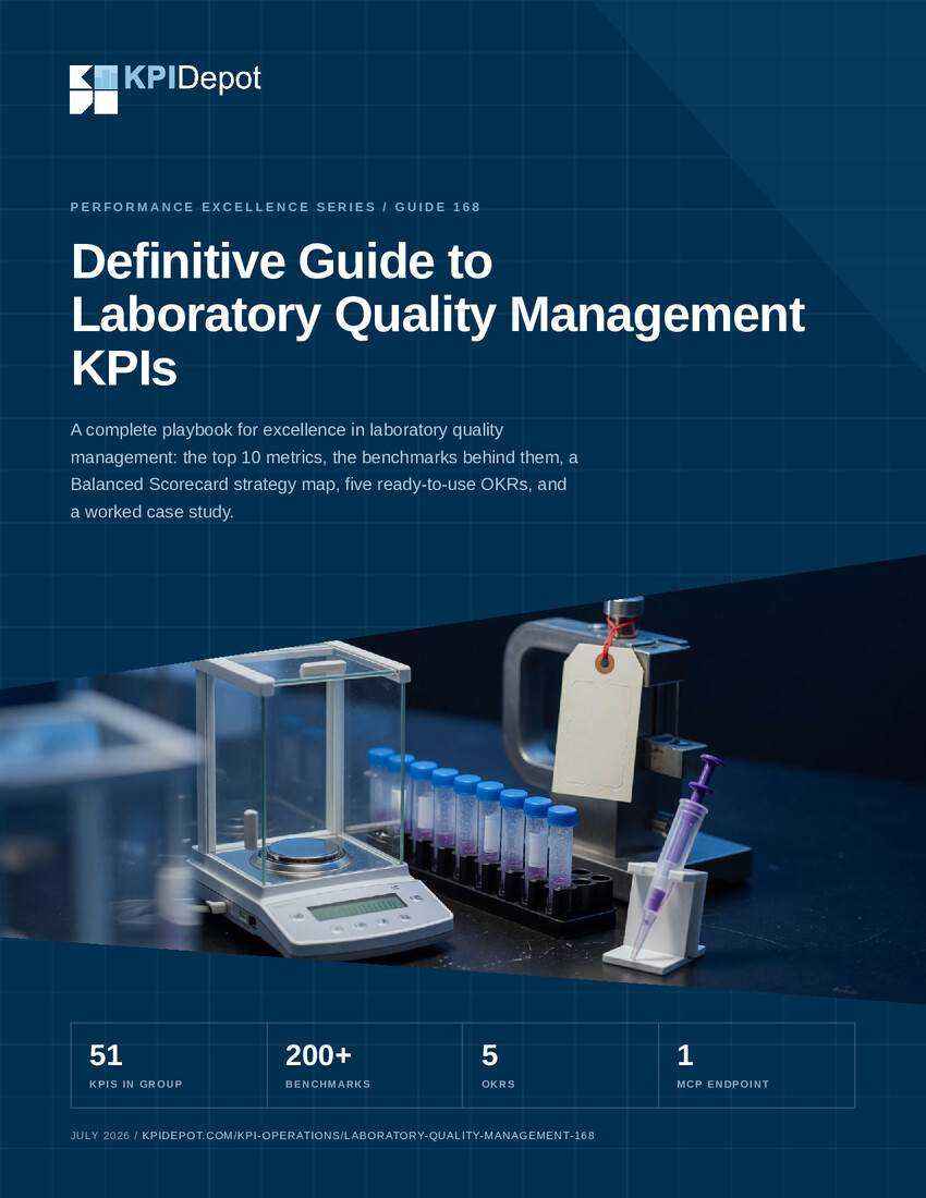 Definitive Guide to Laboratory Quality Management KPIs cover