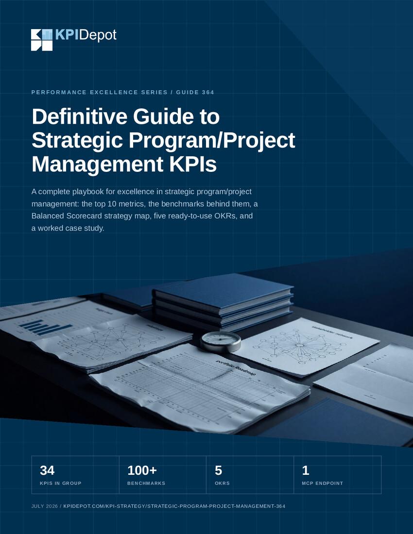 Definitive Guide to Strategic Program/Project Management KPIs cover