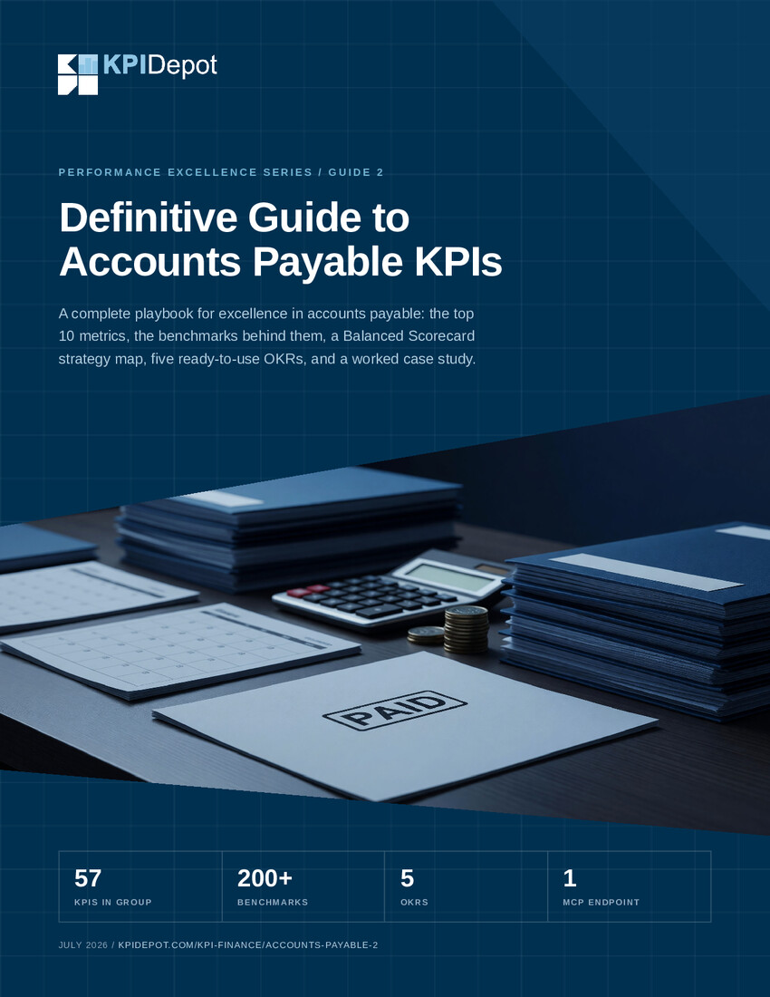 Definitive Guide to Accounts Payable KPIs cover