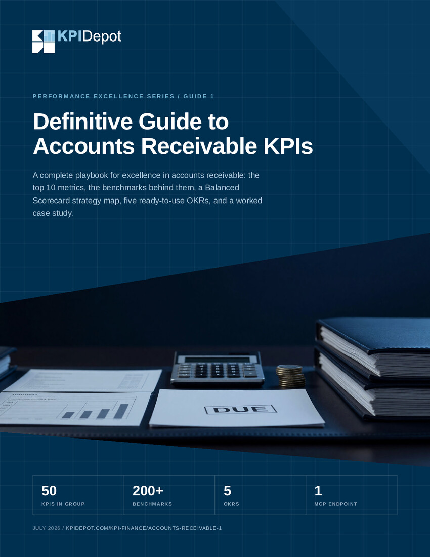 Definitive Guide to Accounts Receivable KPIs cover
