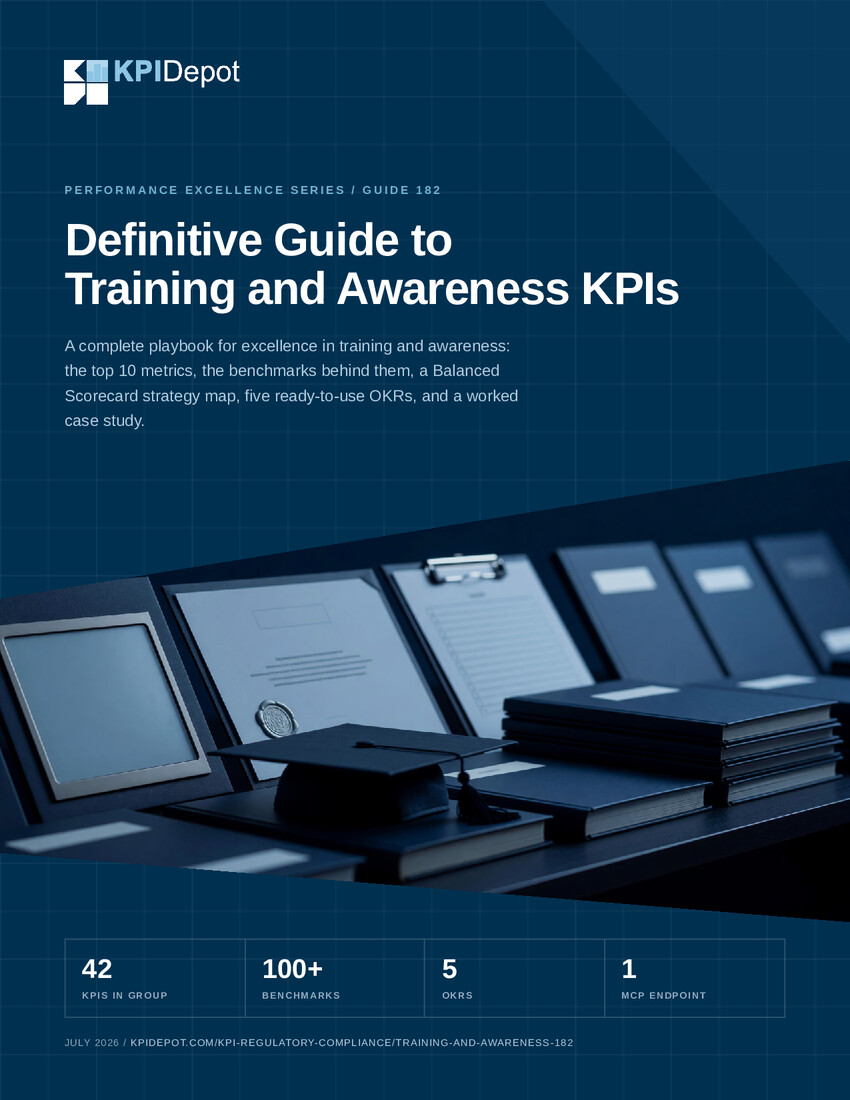 Definitive Guide to Training and Awareness KPIs cover