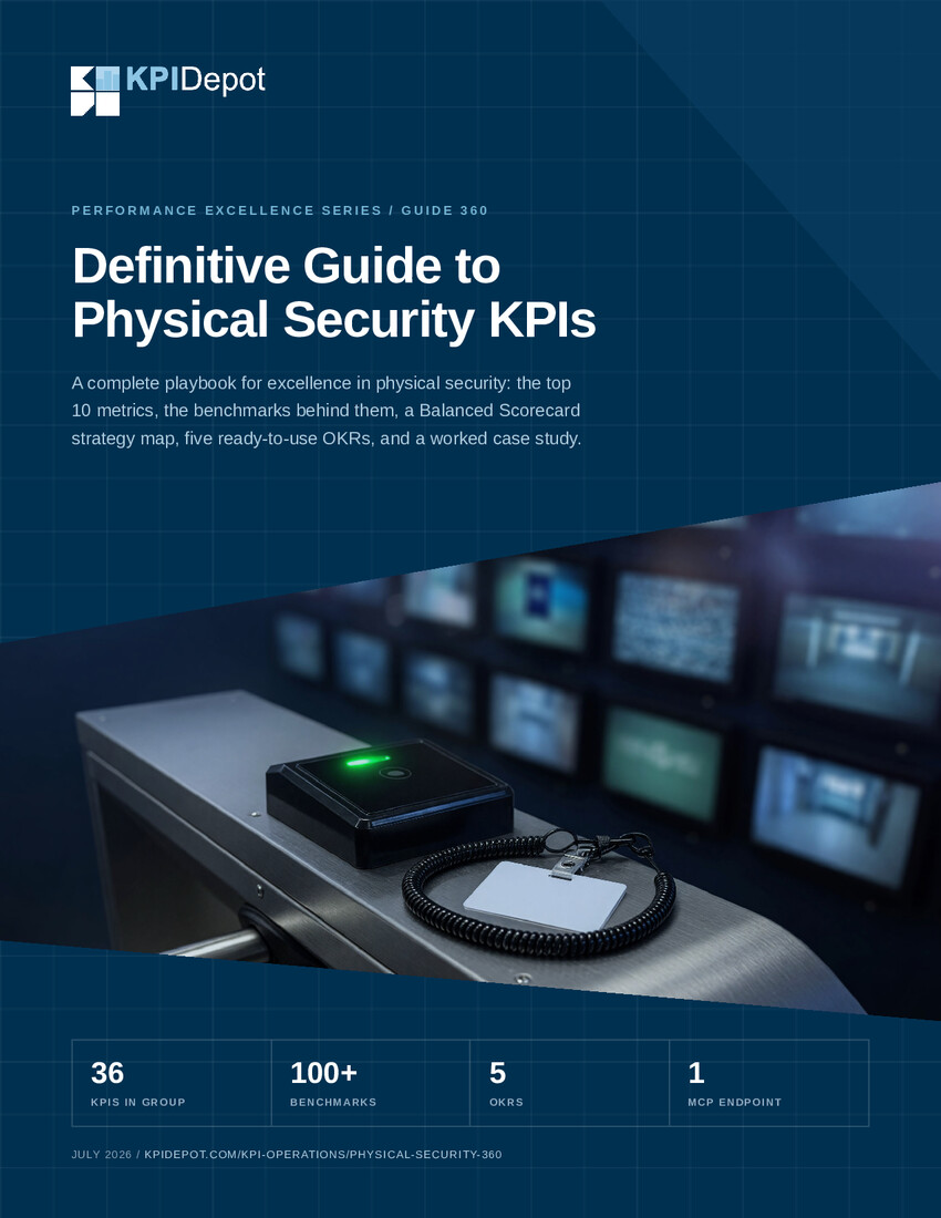 Definitive Guide to Physical Security KPIs cover