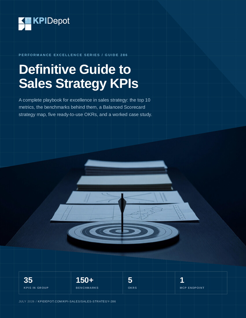 Definitive Guide to Sales Strategy KPIs cover