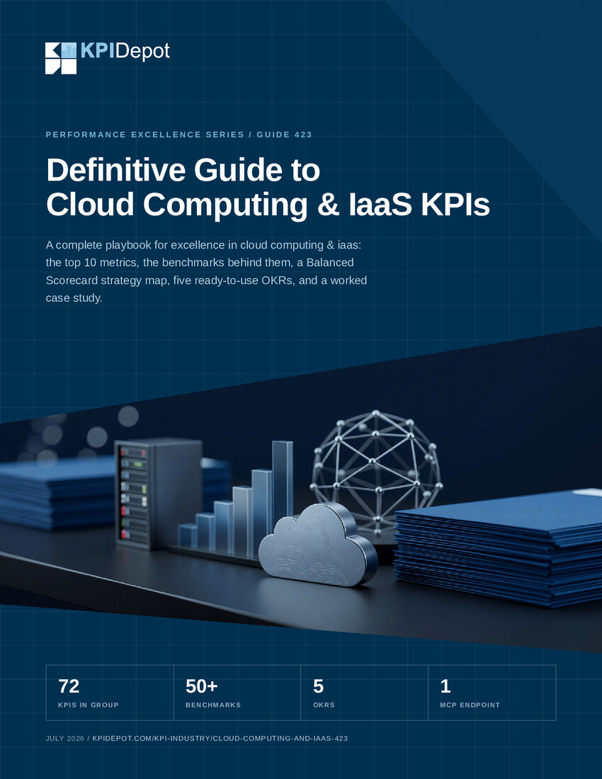 Definitive Guide to Cloud Computing & IaaS KPIs cover