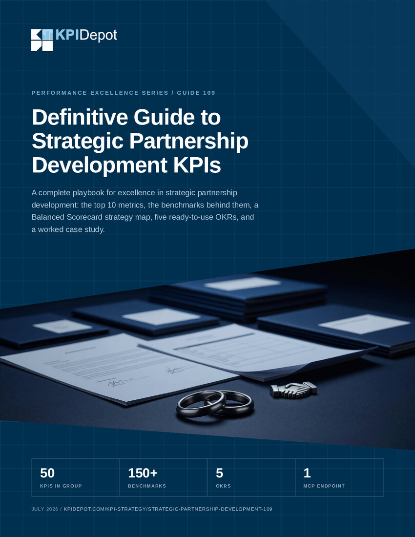 Definitive Guide to Strategic Partnership Development KPIs cover