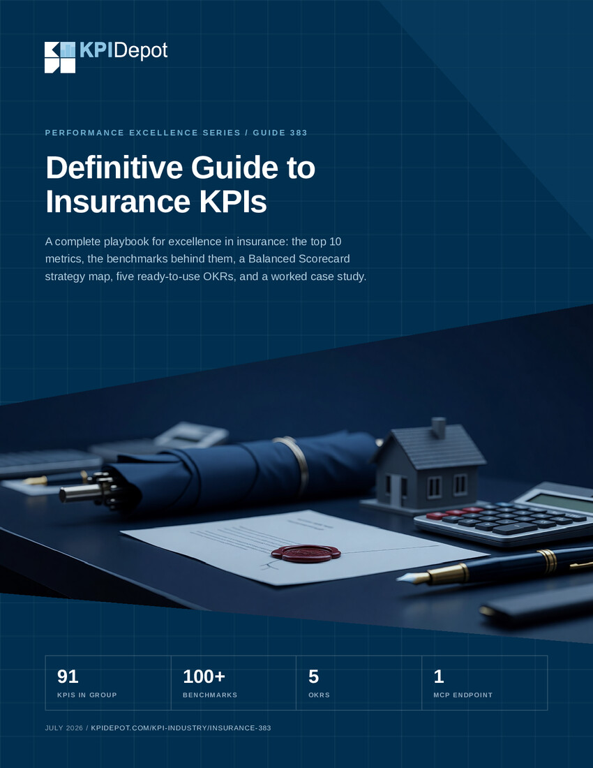 Definitive Guide to Insurance KPIs cover