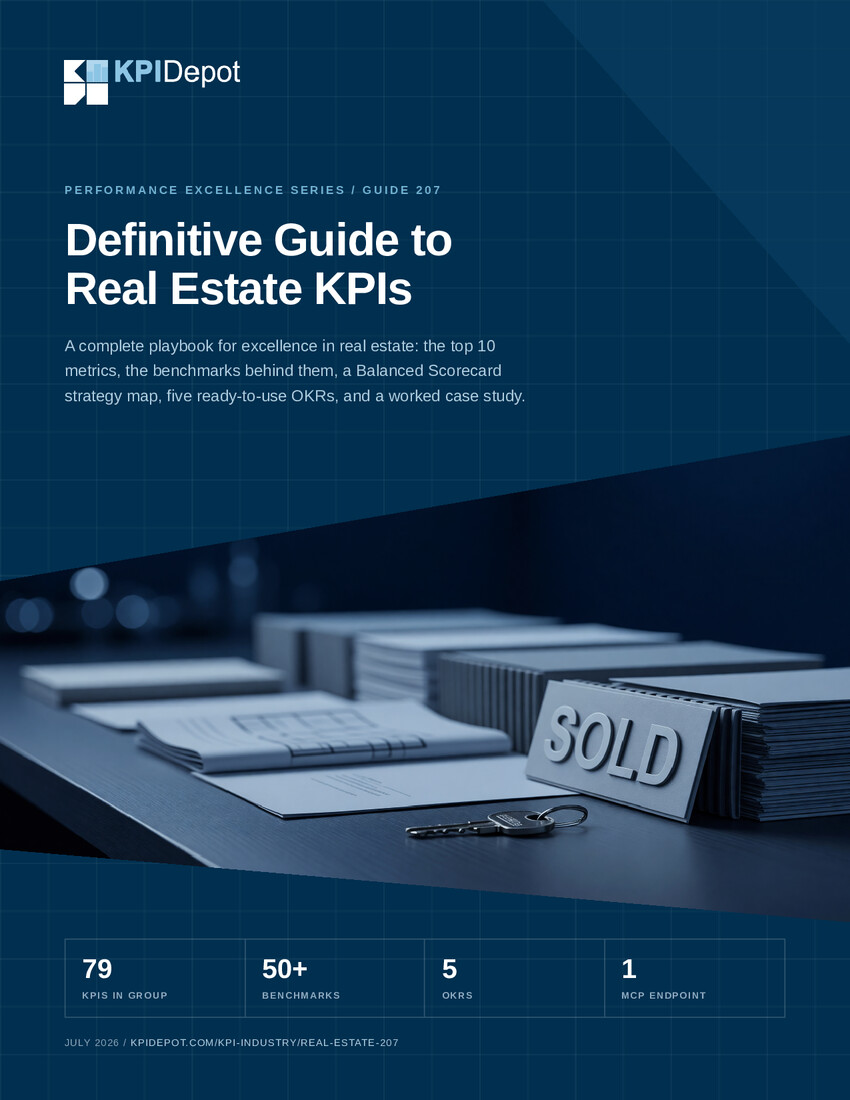 Definitive Guide to Real Estate KPIs cover