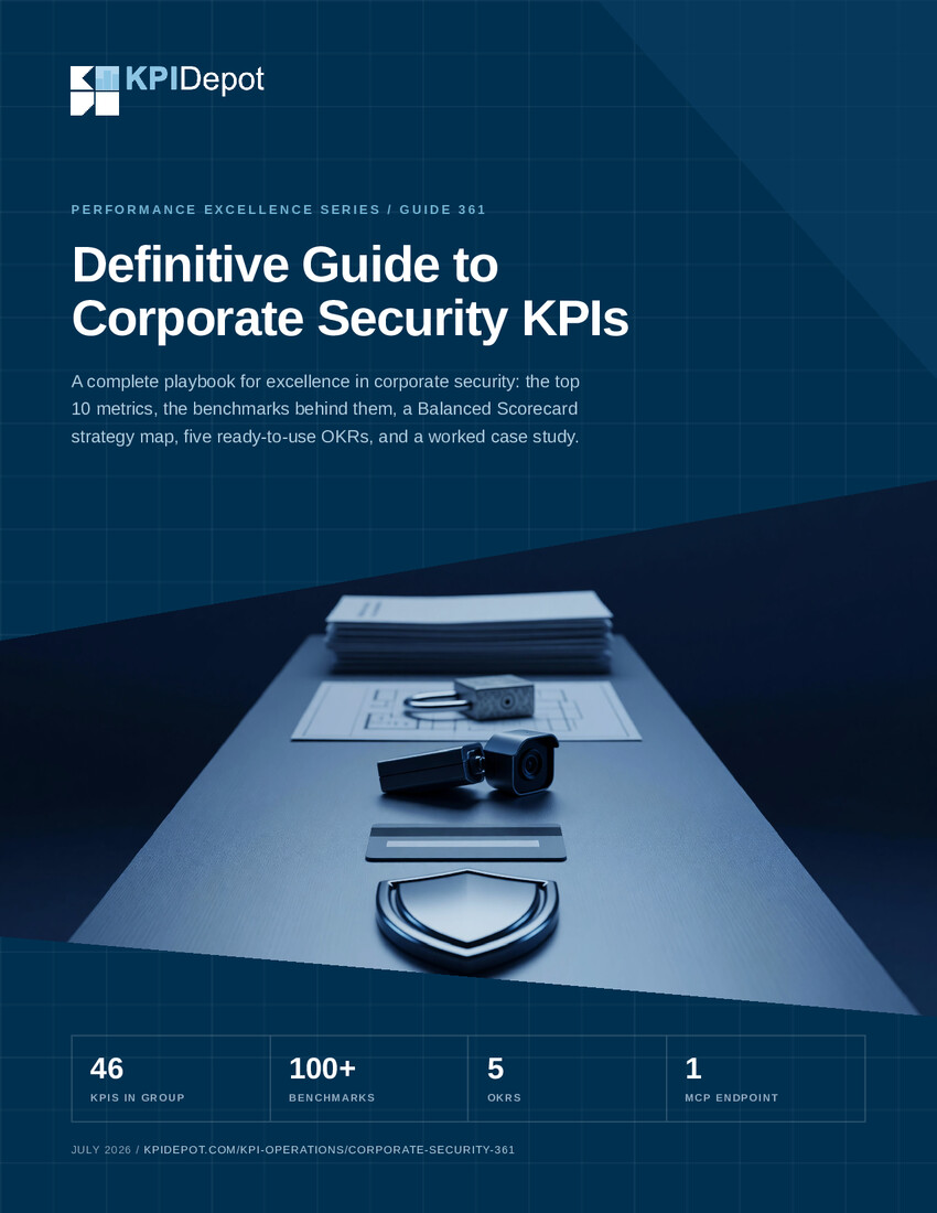Definitive Guide to Corporate Security KPIs cover