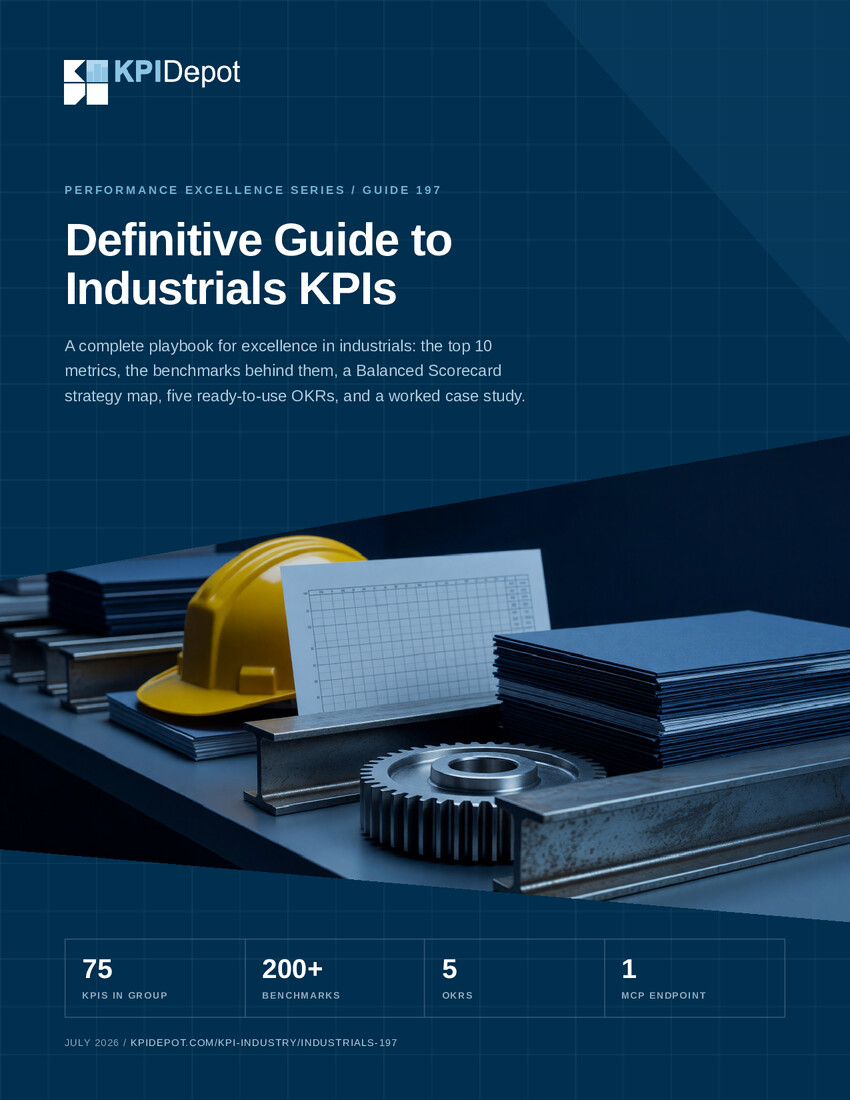 Definitive Guide to Industrials KPIs cover