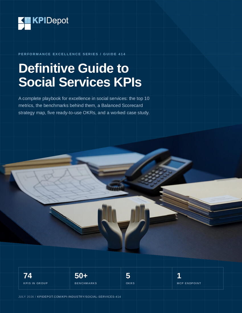 Definitive Guide to Social Services KPIs cover