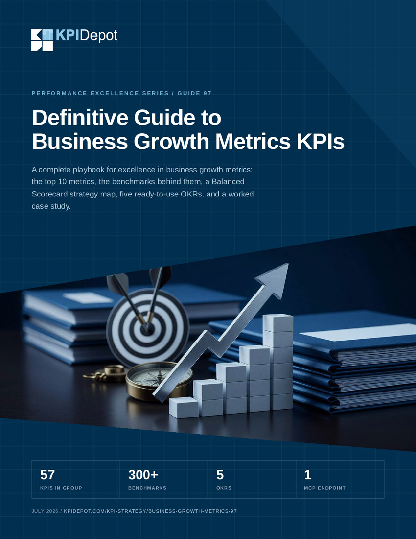 Definitive Guide to Business Growth Metrics KPIs cover