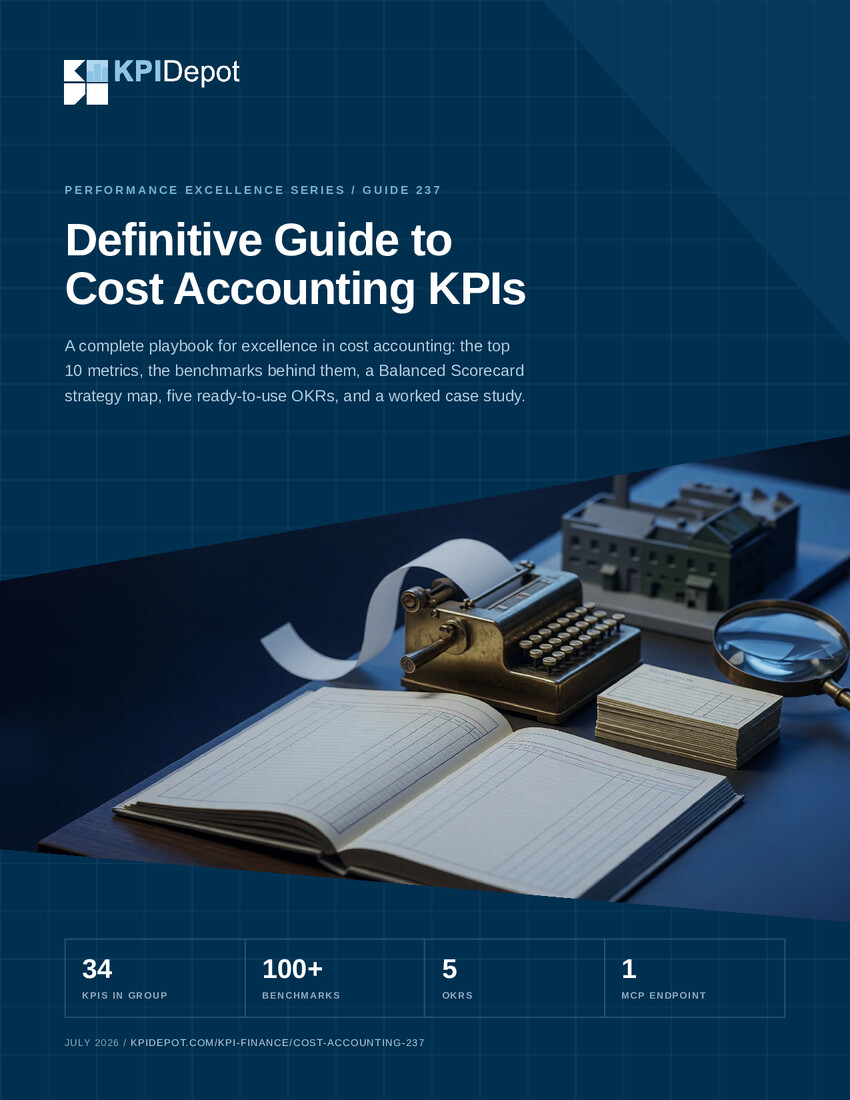 Definitive Guide to Cost Accounting KPIs cover