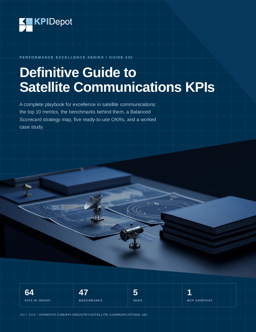 Definitive Guide to Satellite Communications KPIs cover