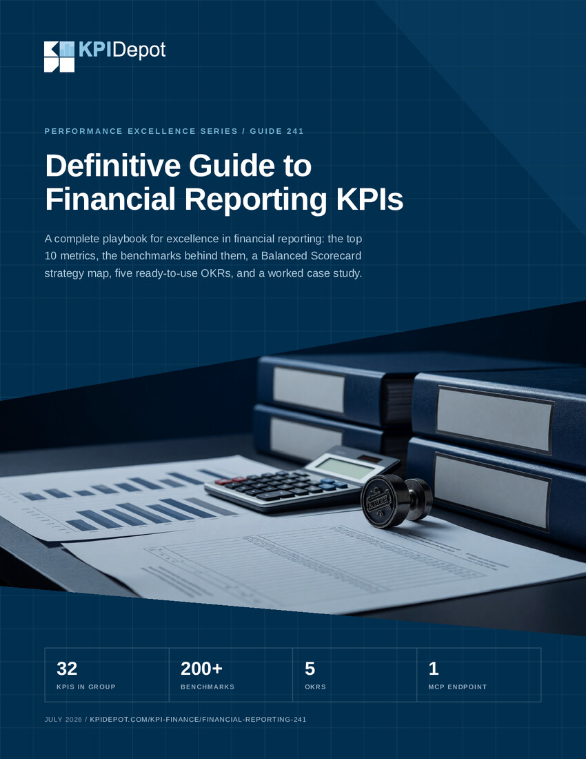 Definitive Guide to Financial Reporting KPIs cover