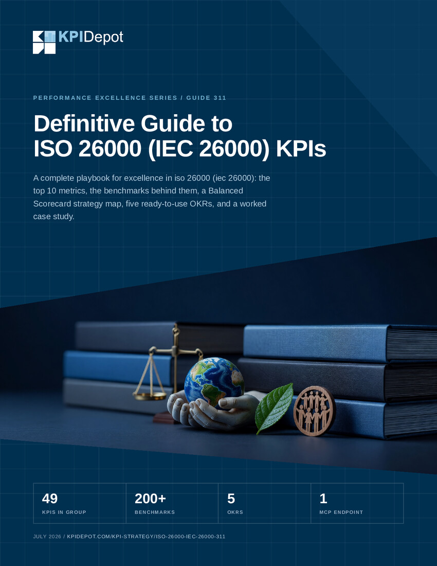 Definitive Guide to ISO 26000 (IEC 26000) KPIs cover