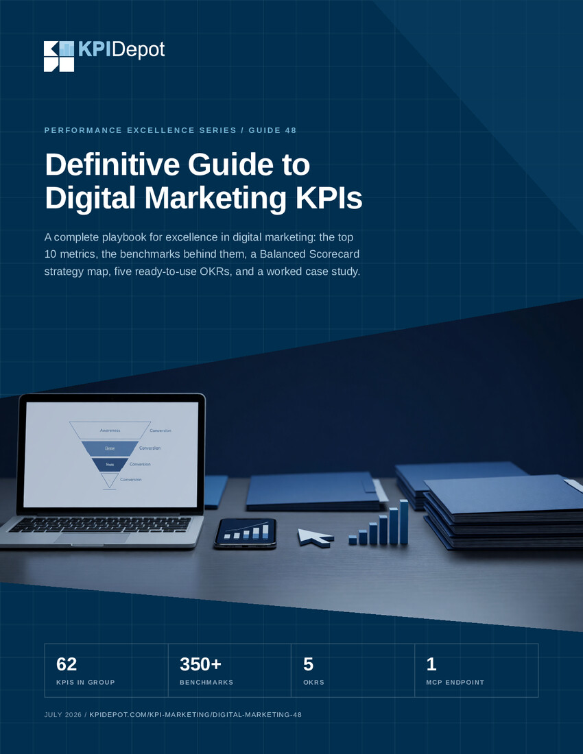 Definitive Guide to Digital Marketing KPIs cover