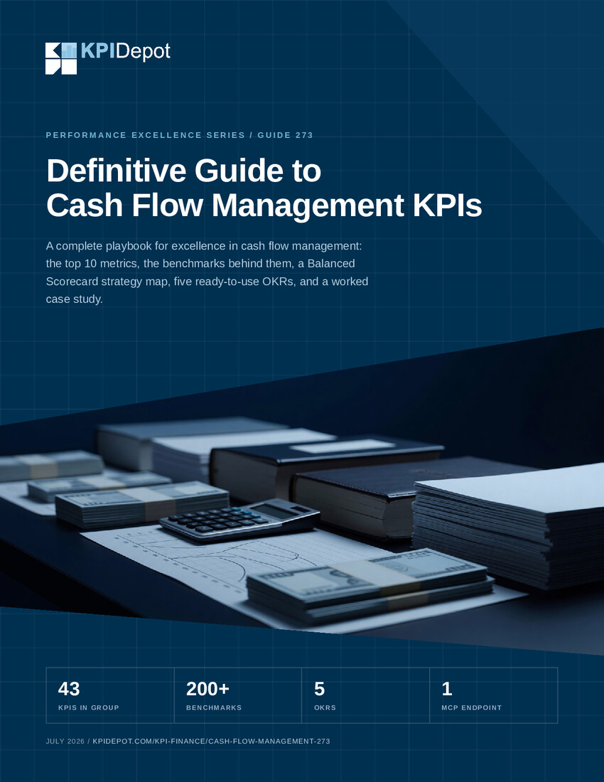 Definitive Guide to Cash Flow Management KPIs cover